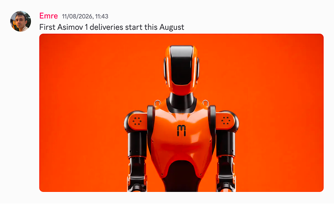 A post in the Menlo Discord